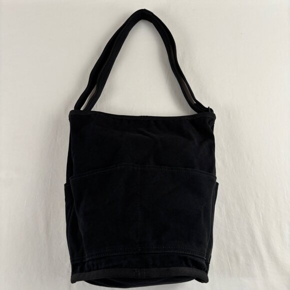 Everlane The Lantern Bag Canvas Shoulder Crossbody Bucket Tote Black - Picture 4 of 13